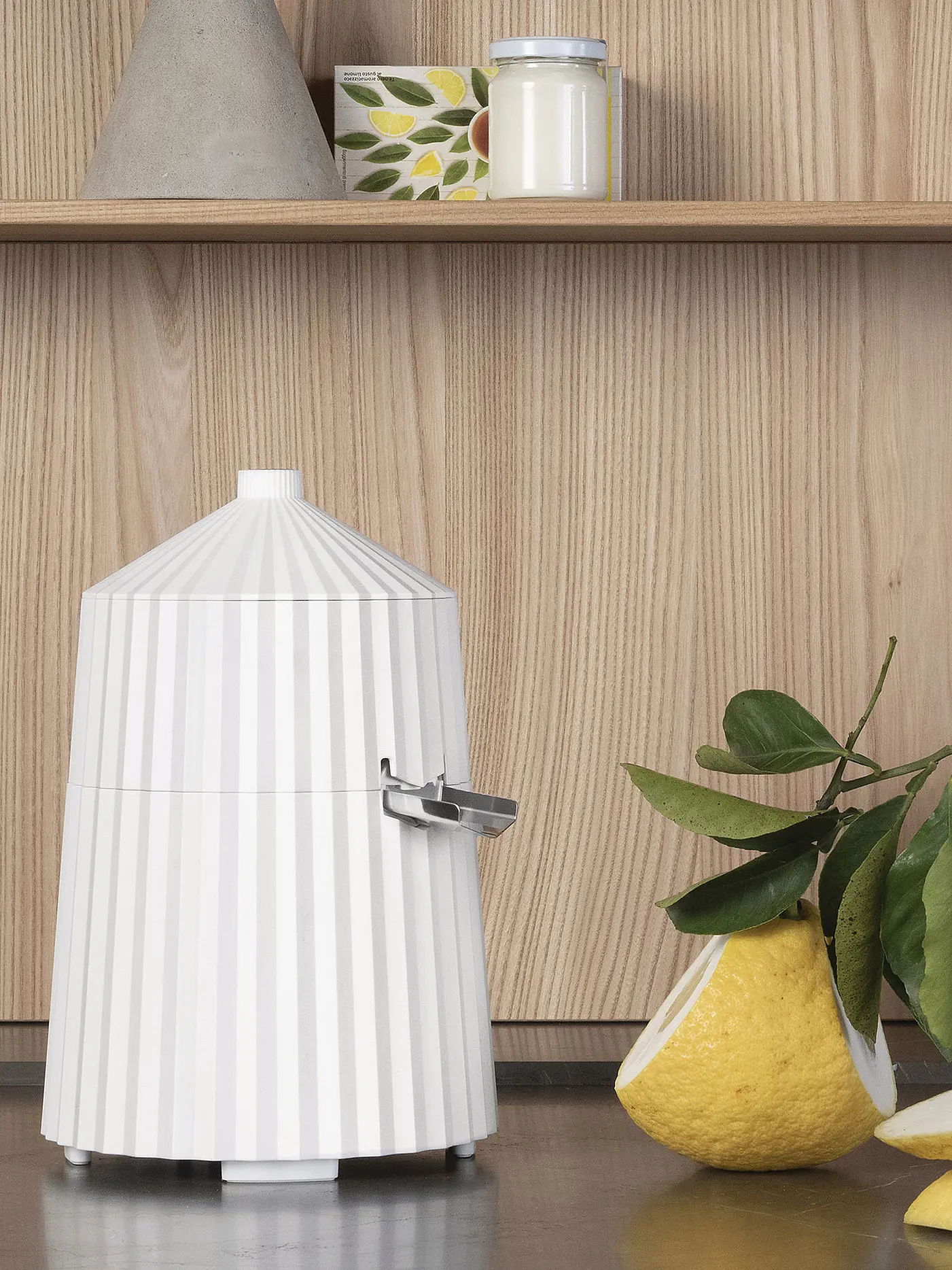ALESSI | Zitruspresse Plisse Weiss MDL07/GR Weiss | weiss